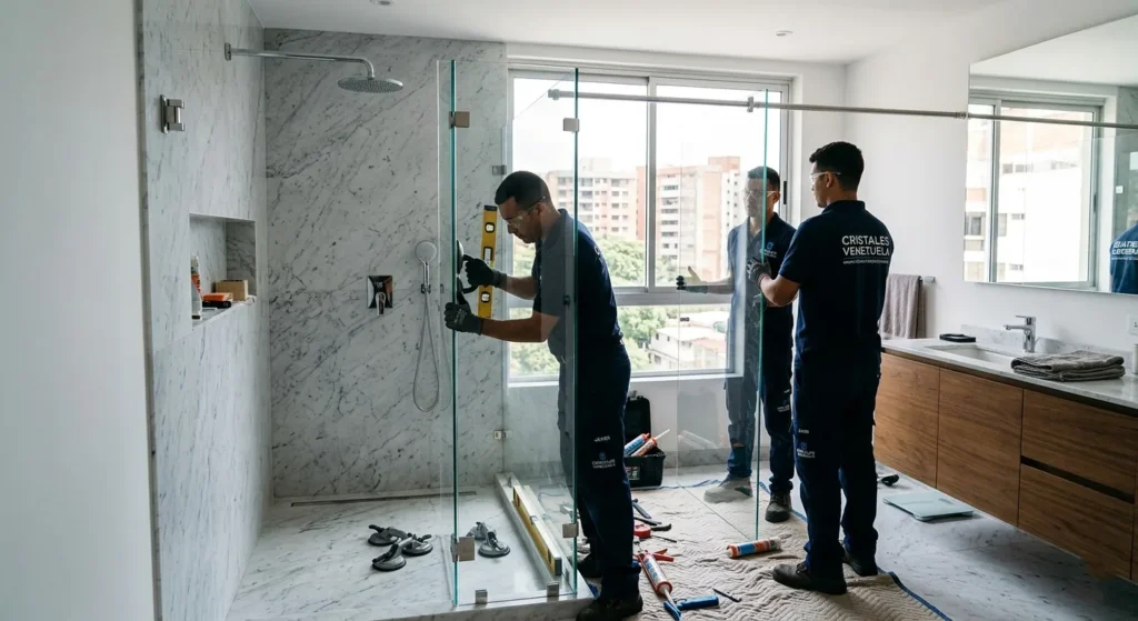 mamparas de ducha de cristal