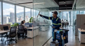 Mantenimiento y limpieza de cristal profesional